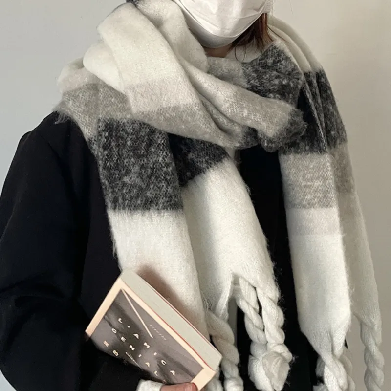 CLARKIA FLOWER Knit Scarves Women's-6