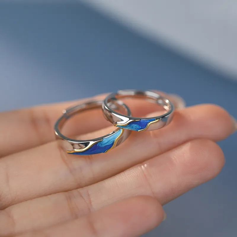 CLARKIA FLOWER 925 Sterling Silver Rings Unisex-2