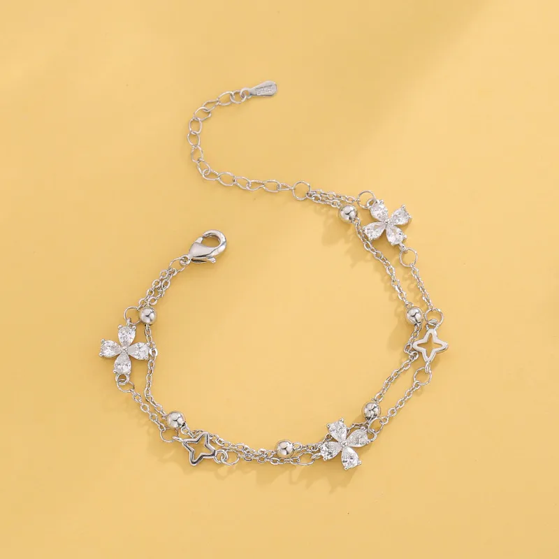 CLARKIA FLOWER Copper Bracelets Women's-5