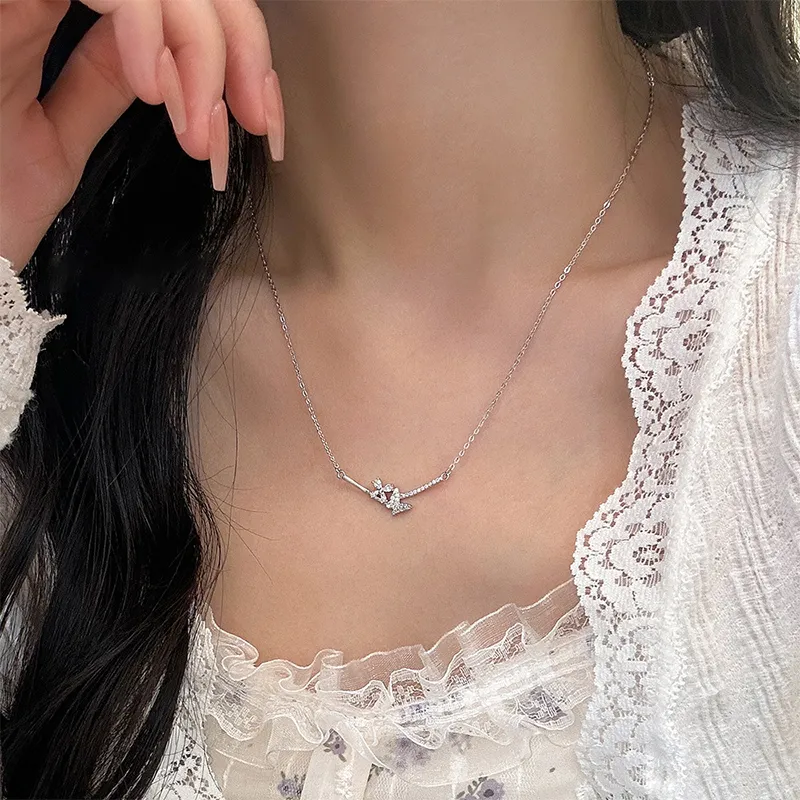 CLARKIA FLOWER S999 Fine Silver Necklaces Women's-1