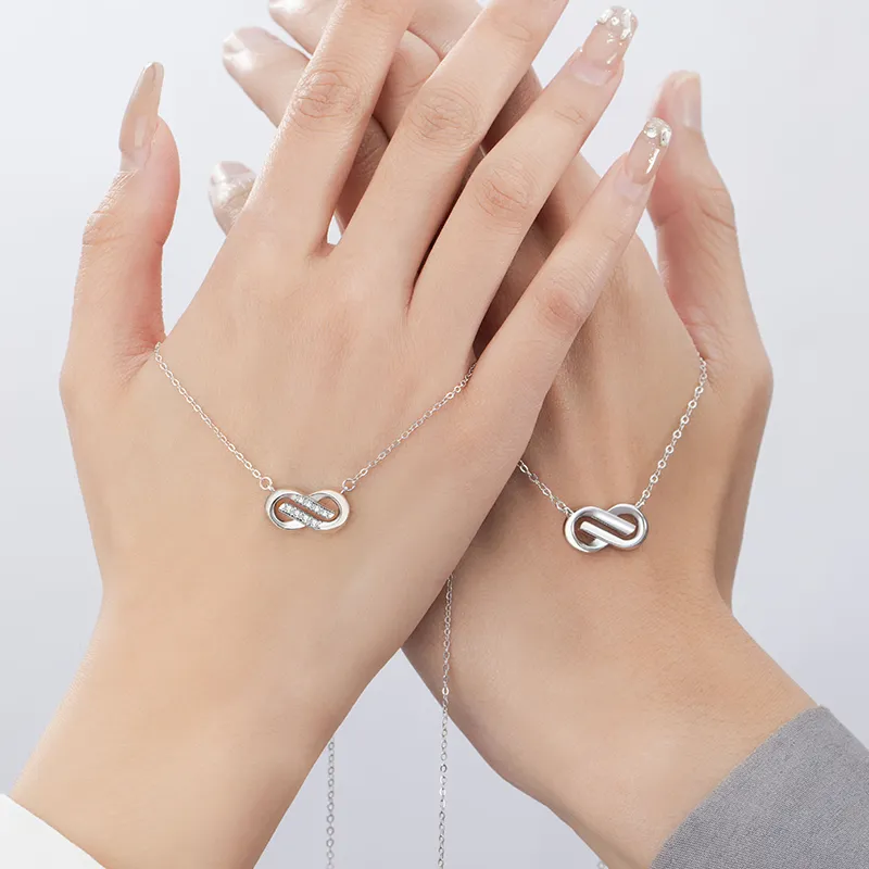CLARKIA FLOWER 925 Sterling Silver Necklaces Unisex-2