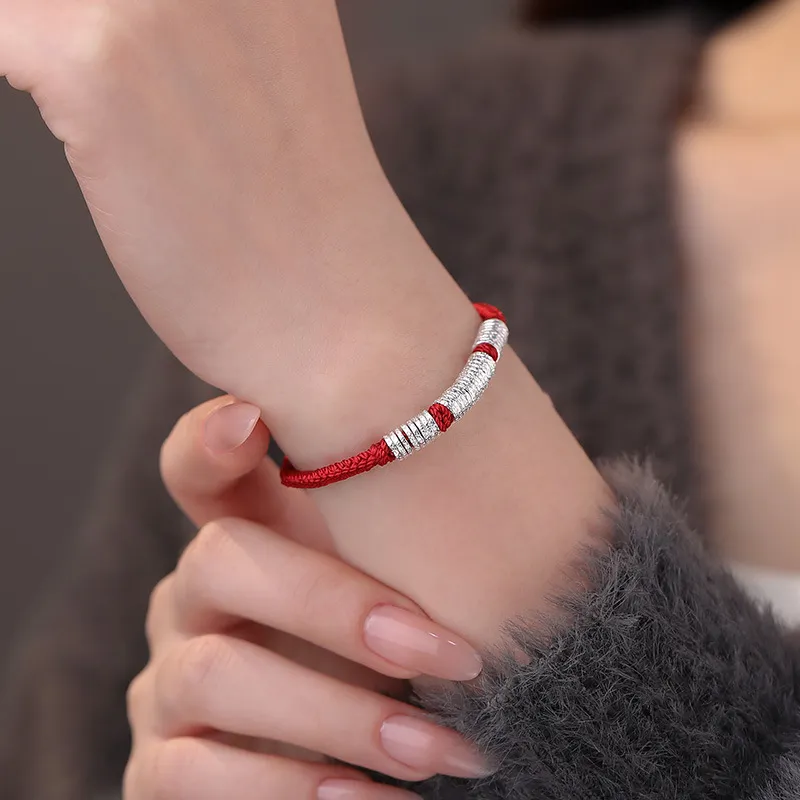 CLARKIA FLOWER S999 Fine Silver Bracelets Unisex-3