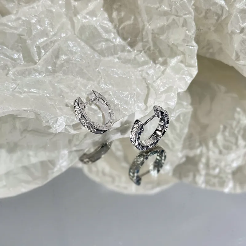 CLARKIA FLOWER 925 Sterling Silver Earrings Unisex-4