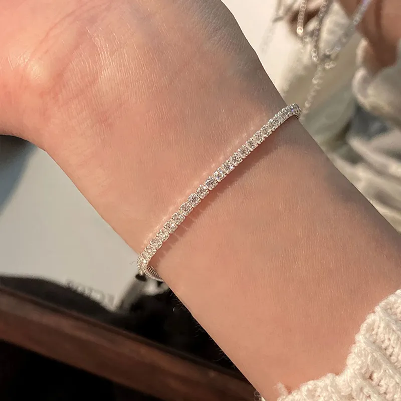 CLARKIA FLOWER 925 Sterling Silver Bracelets Women's-4