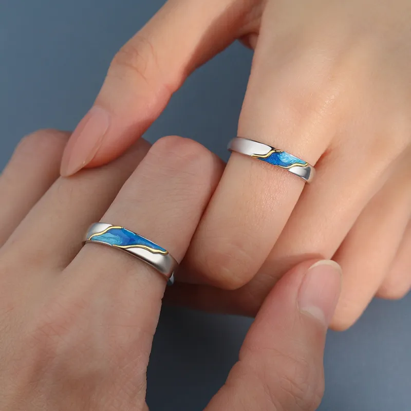 CLARKIA FLOWER 925 Sterling Silver Rings Unisex-1