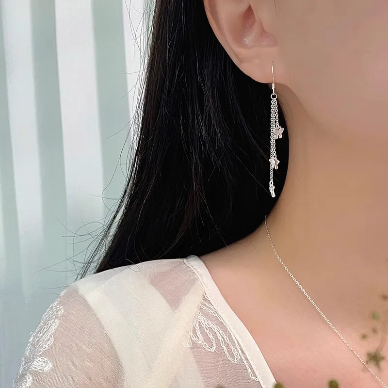 CLARKIA FLOWER S999 Fine Silver Earrings Women's-2