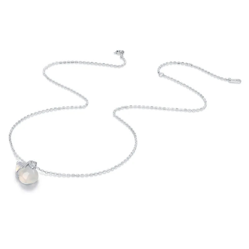 CLARKIA FLOWER Chalcedony Necklaces Women's-2