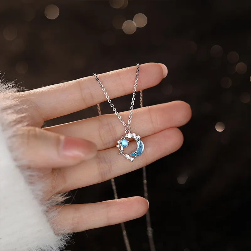 CLARKIA FLOWER S999 Fine Silver Necklaces Women's-2