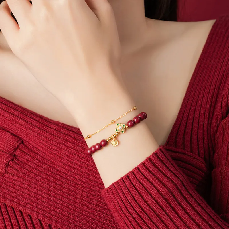 CLARKIA FLOWER Cinnabar Bracelets Women's-2