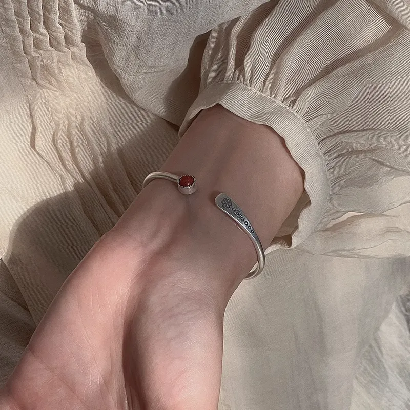 CLARKIA FLOWER 990 Silver Bangles Women's-1