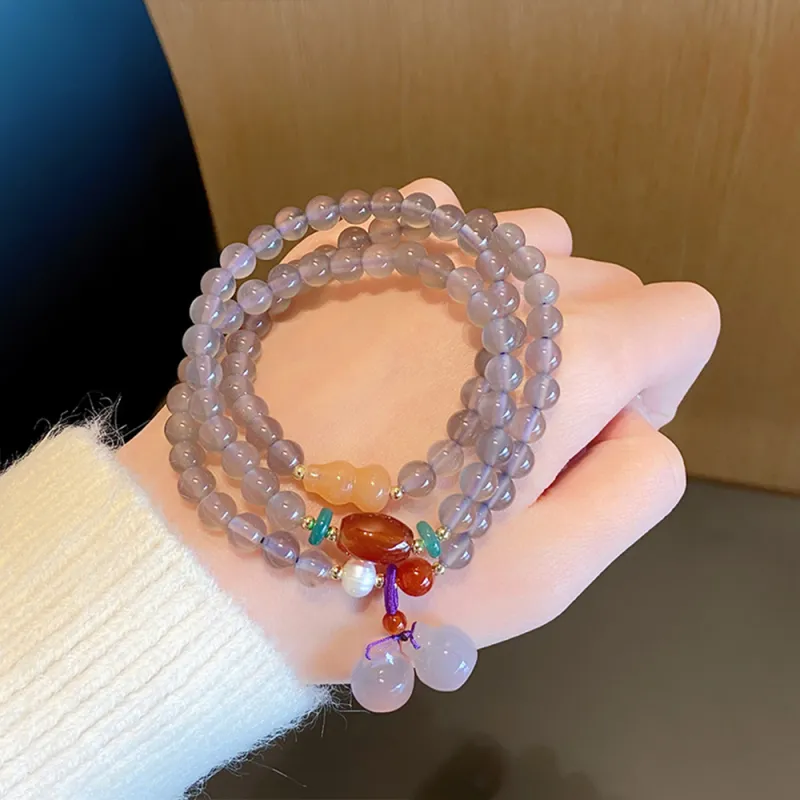 CLARKIA FLOWER Agate Bracelets Women's-3