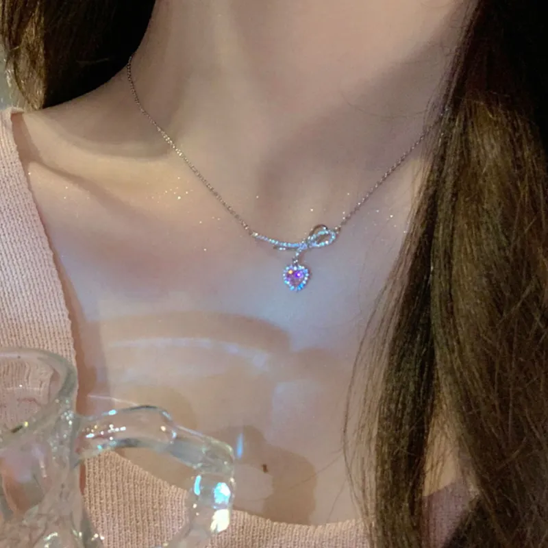 CLARKIA FLOWER Copper Necklaces Women's-4