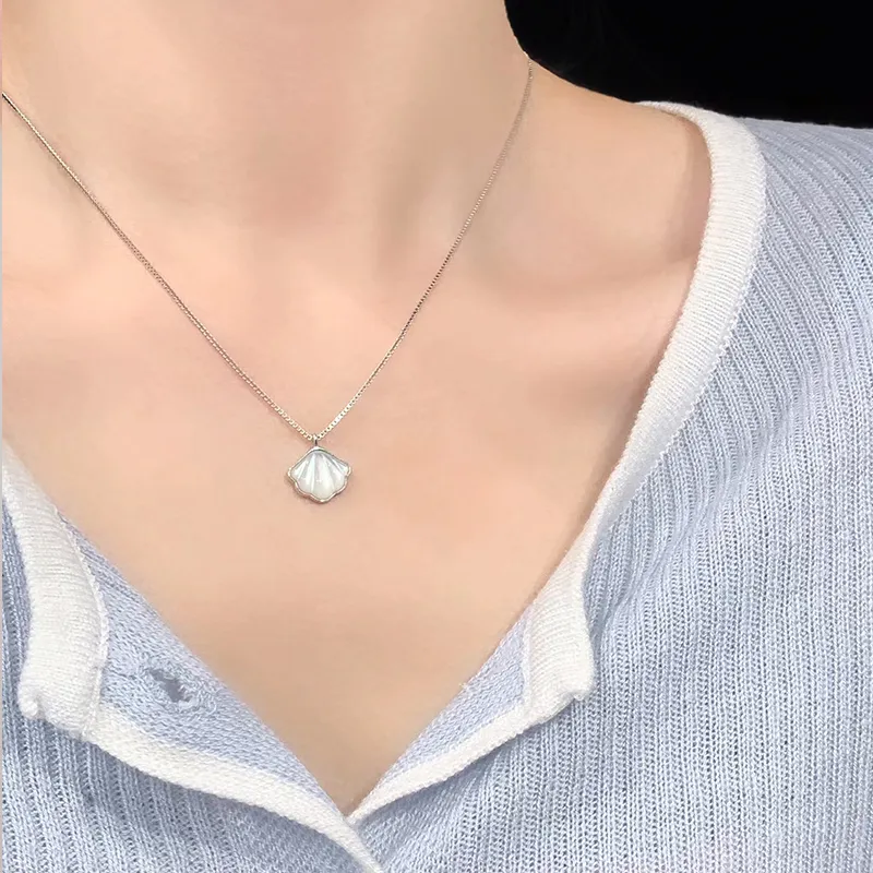 CLARKIA FLOWER S925 Silver Necklaces Women's Silver Rose Gold Necklace-4