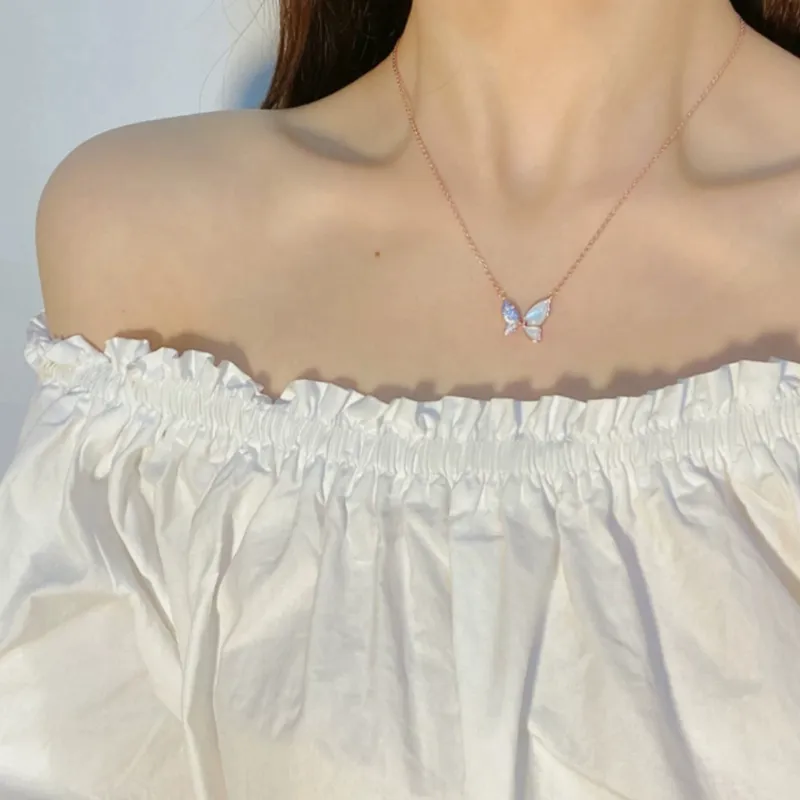 CLARKIA FLOWER 999 Fine Silver Necklaces Women's-2