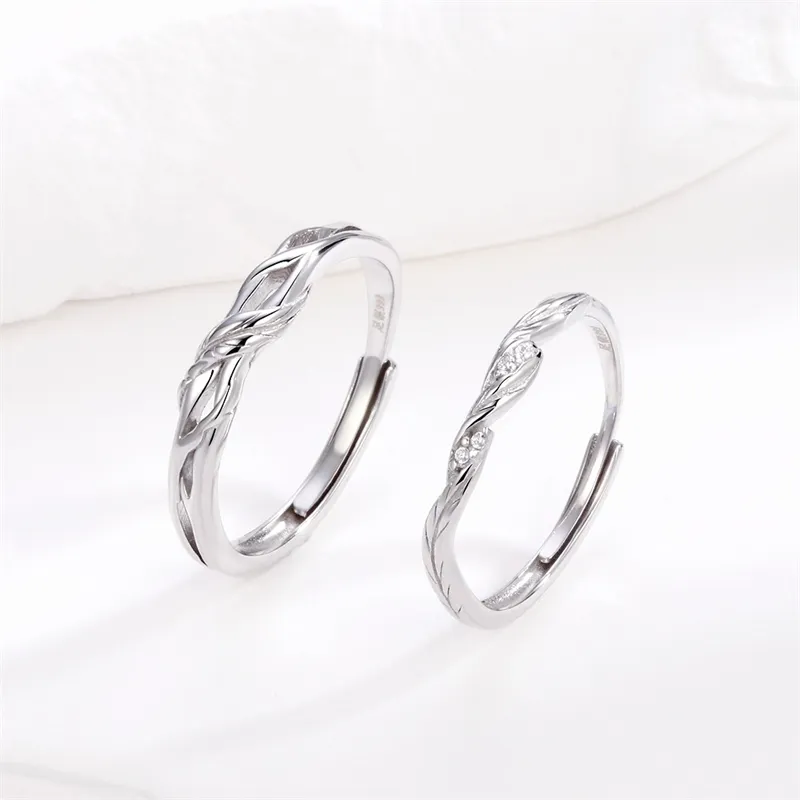CLARKIA FLOWER S999 Fine Silver Rings Unisex-4