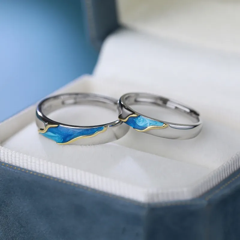 CLARKIA FLOWER 925 Sterling Silver Rings Unisex-3