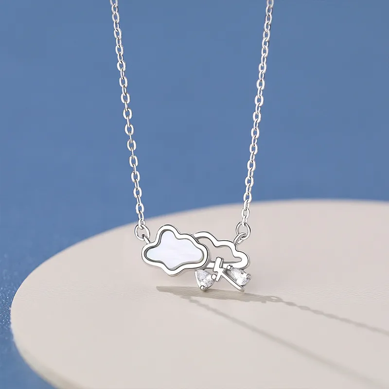 CLARKIA FLOWER S999 Fine Silver Necklaces Women's-3