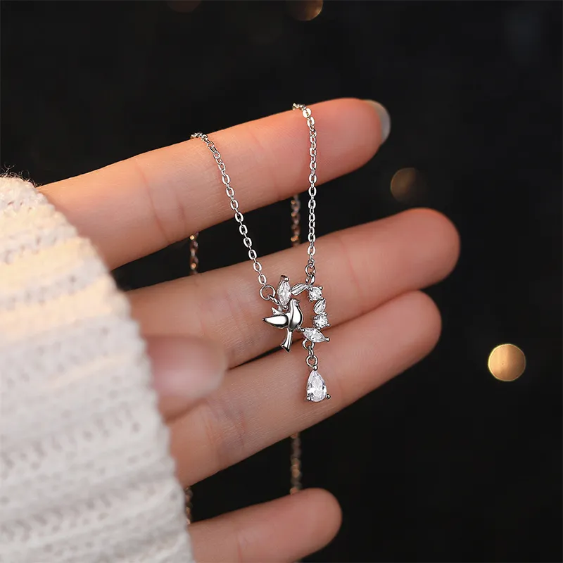 CLARKIA FLOWER S999 Fine Silver Necklaces Women's-3