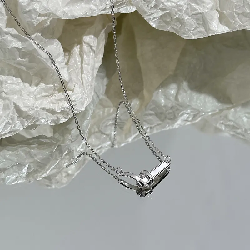 CLARKIA FLOWER 925 Sterling Silver Necklaces Women's-5