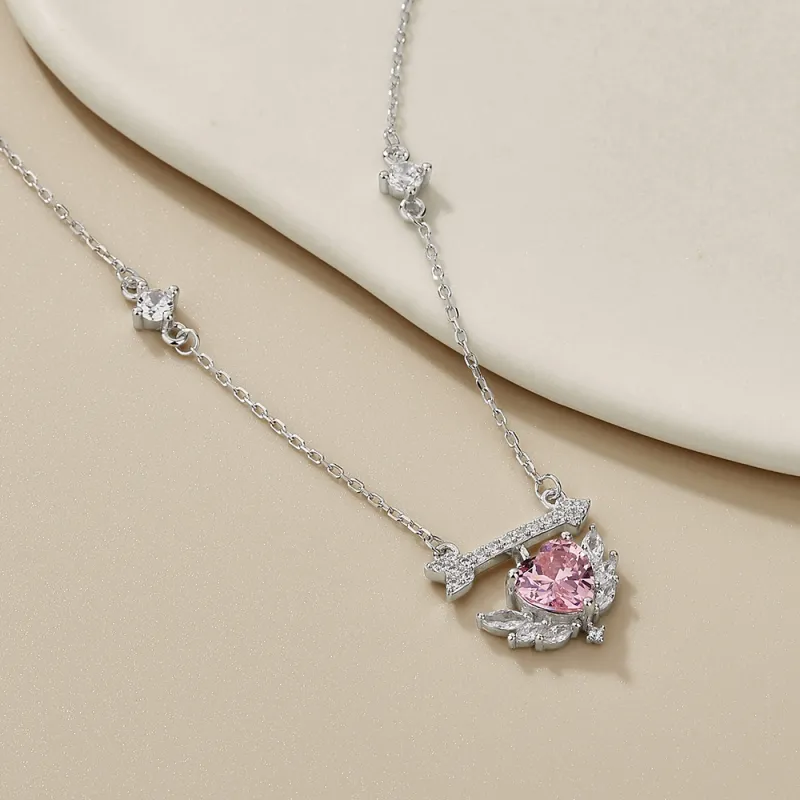 CLARKIA FLOWER 925 Sterling Silver Necklaces Women's-5