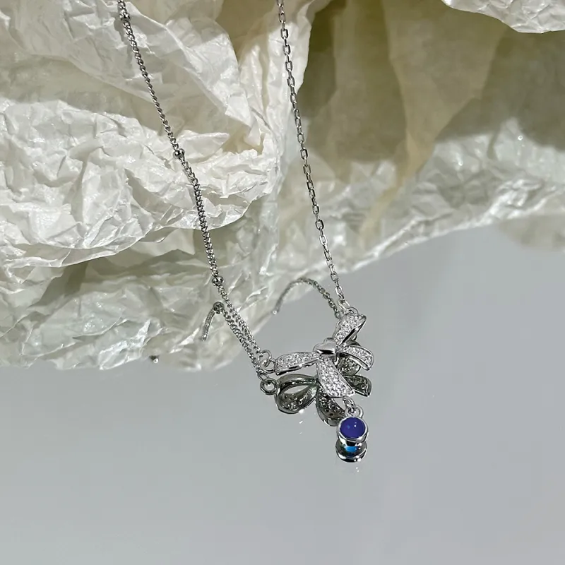 CLARKIA FLOWER 925 Sterling Silver Necklaces Women's-5