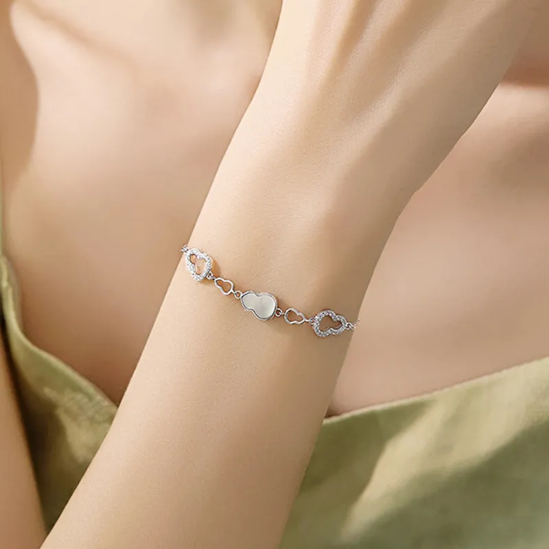 CLARKIA FLOWER 925 Sterling Silver Bracelets Women's-2