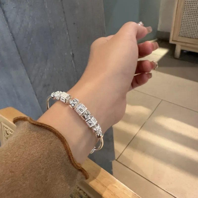 CLARKIA FLOWER Pure Silver Sterling Silver Bracelets Women's-2
