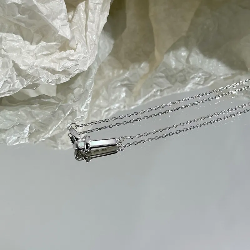 CLARKIA FLOWER 925 Sterling Silver Necklaces Women's-6