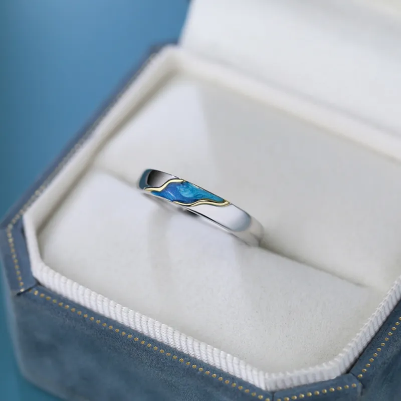 CLARKIA FLOWER 925 Sterling Silver Rings Unisex-5