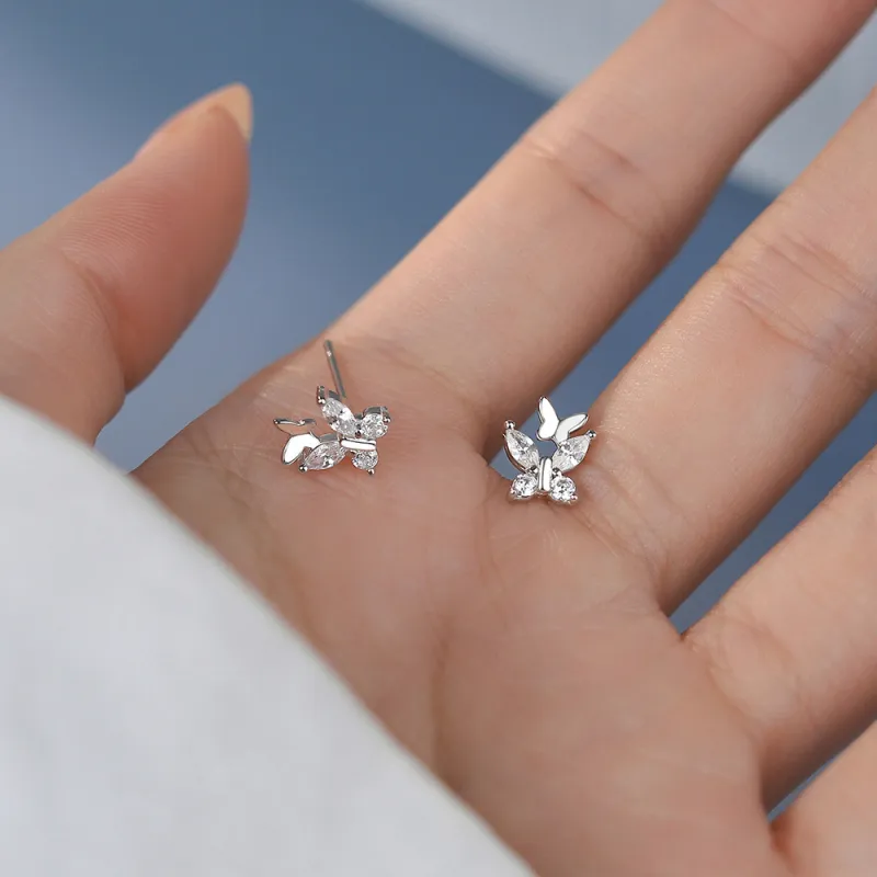 CLARKIA FLOWER 999 Fine Silver Stud Earrings Women's-1