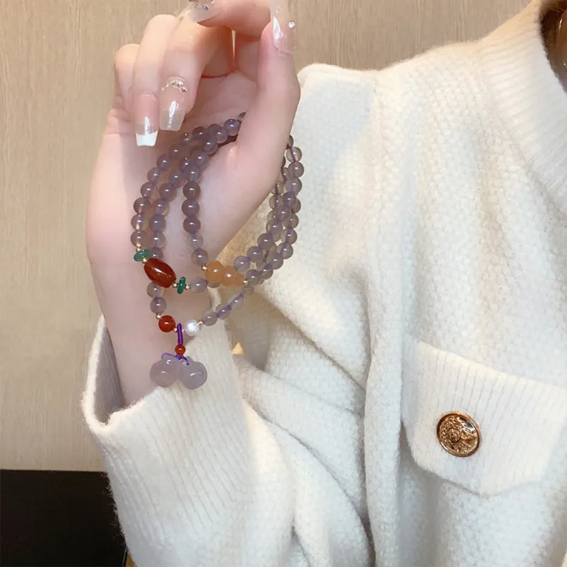 CLARKIA FLOWER Agate Bracelets Women's-1