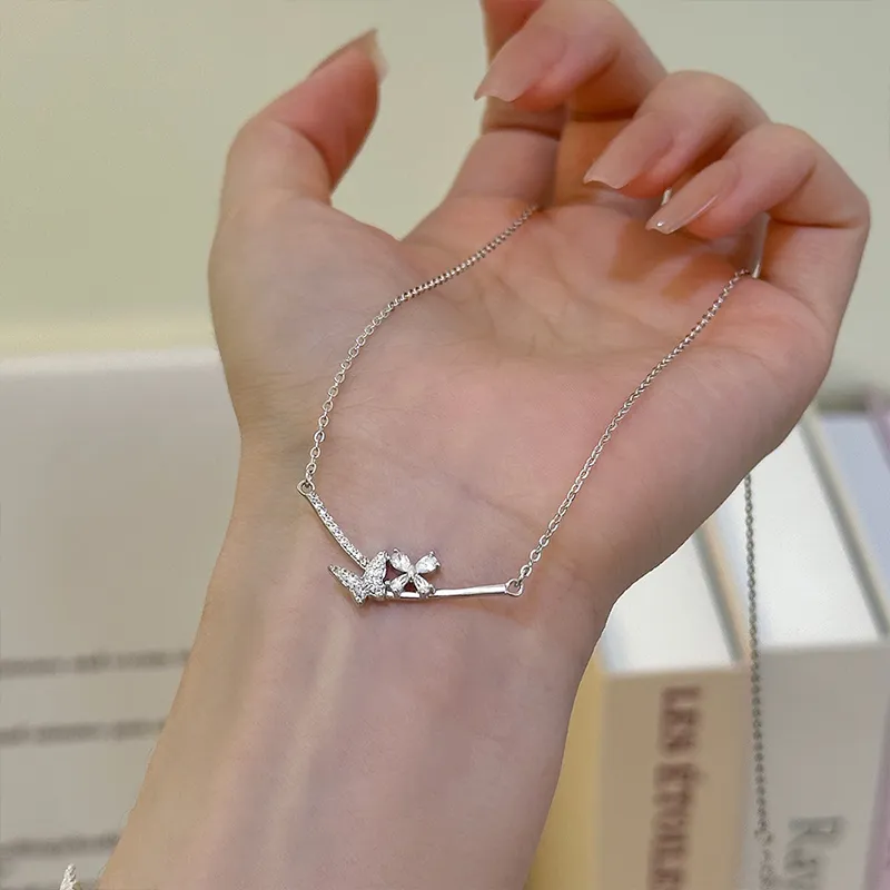CLARKIA FLOWER S999 Fine Silver Necklaces Women's-2