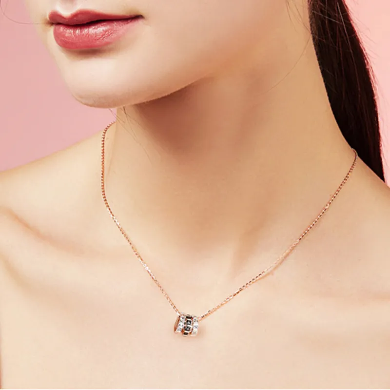 CLARKIA FLOWER S925 Silver Necklaces Women's-1