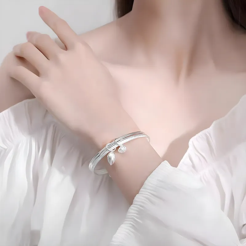 CLARKIA FLOWER Copper Bangles Women's-3