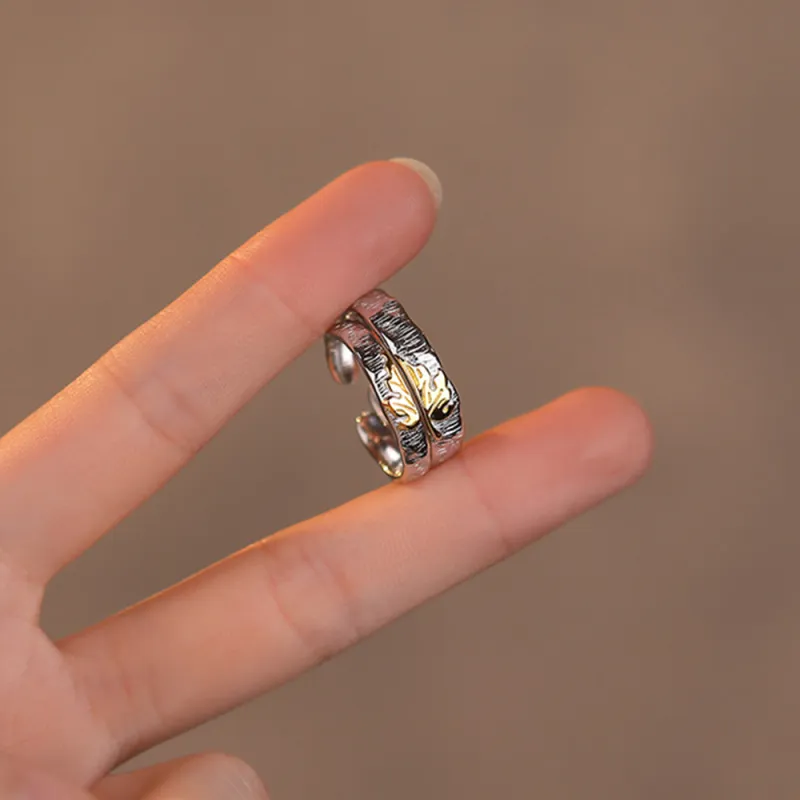 CLARKIA FLOWER S925 Silver Rings Unisex-6