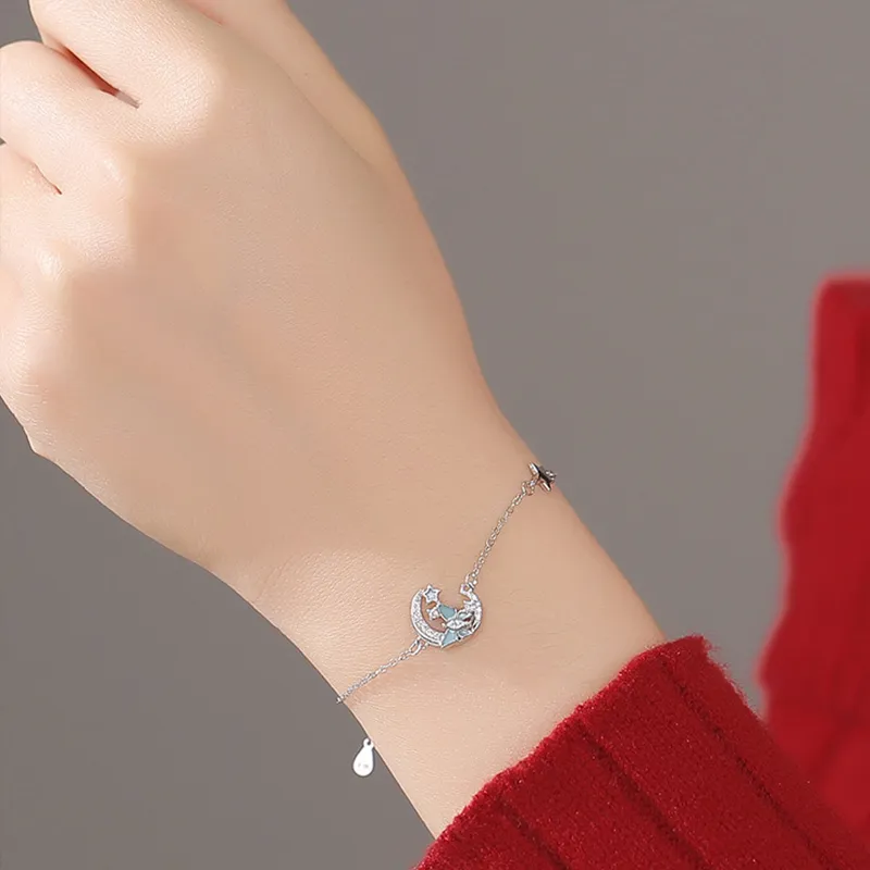 CLARKIA FLOWER S999 Fine Silver Bracelets Women's-3