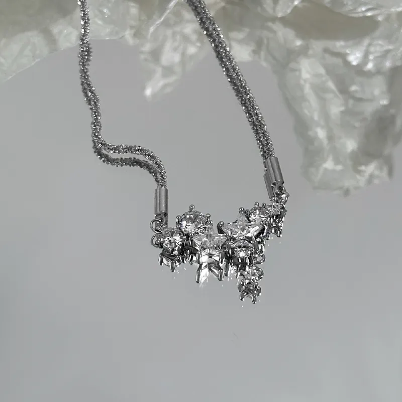 CLARKIA FLOWER Copper Necklaces Women's-1