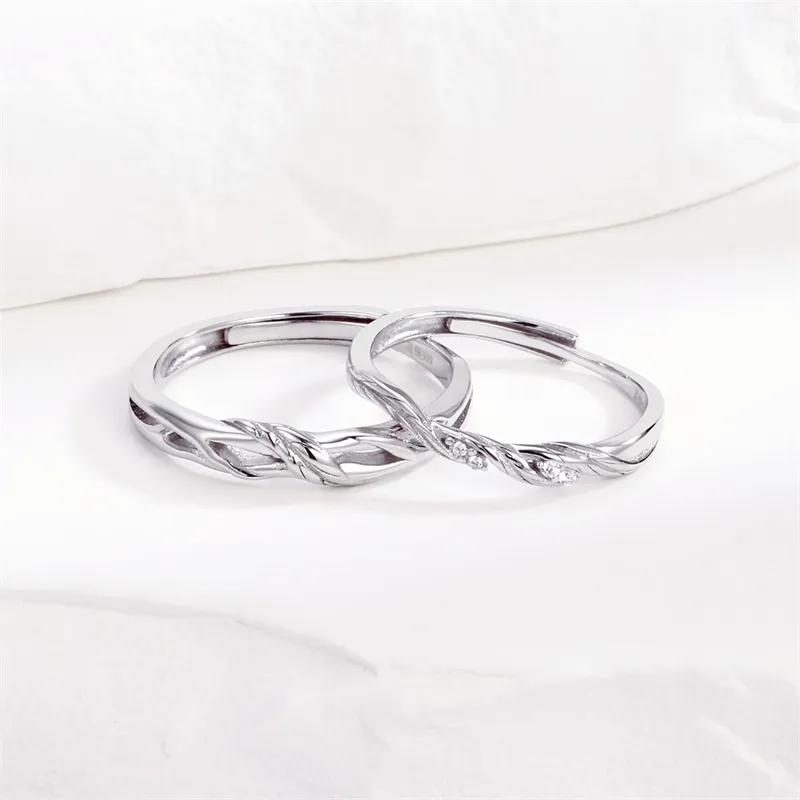 CLARKIA FLOWER S999 Fine Silver Rings Unisex-6