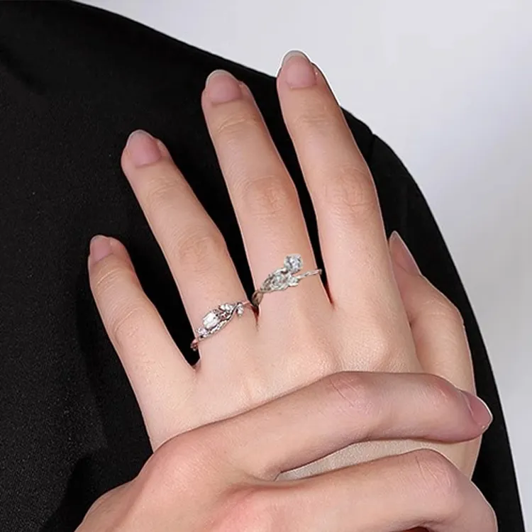CLARKIA FLOWER S999 Fine Silver Rings Women's-4