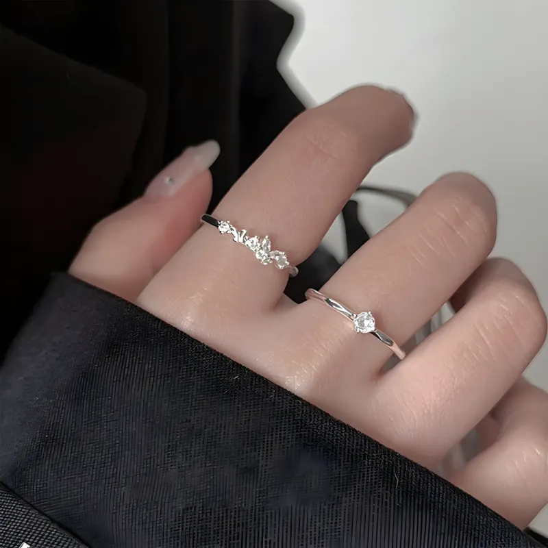 CLARKIA FLOWER S999 Fine Silver Rings Women's-1