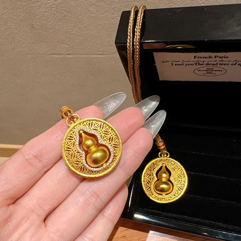 CLARKIA FLOWER Gold Plated Copper Necklaces Unisex-1