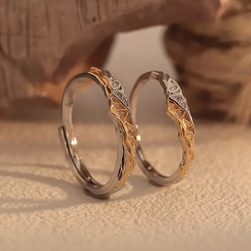 CLARKIA FLOWER 999 Fine Silver Rings Unisex-4