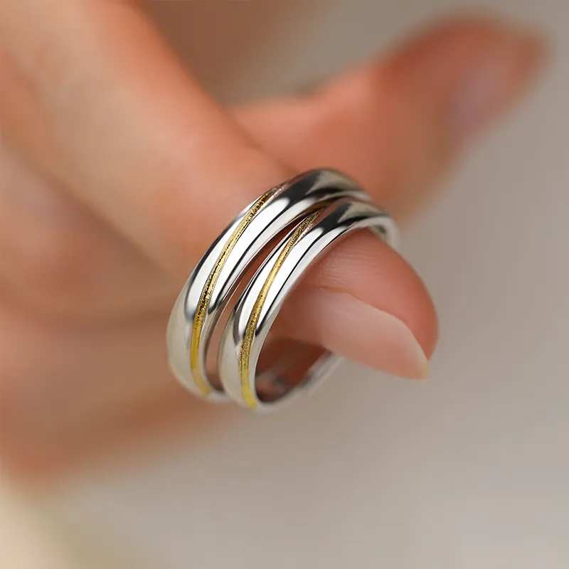 CLARKIA FLOWER S925 Silver Rings Unisex-4
