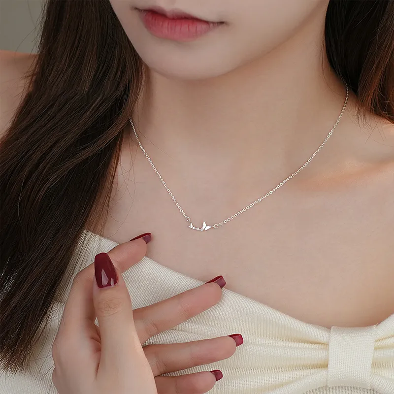 CLARKIA FLOWER S999 Fine Silver Necklaces Women's-2