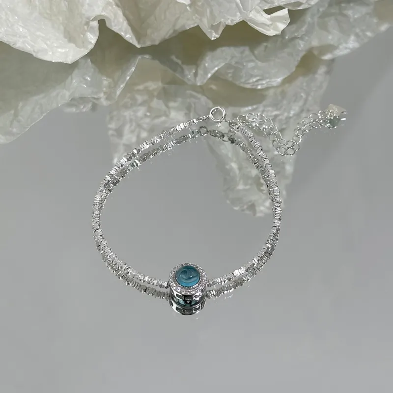 CLARKIA FLOWER 925 Sterling Silver Bracelets Women's-2