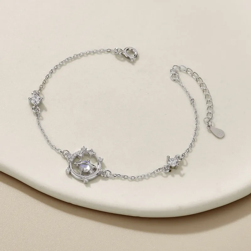 CLARKIA FLOWER 925 Sterling Silver Bracelets Women's-1