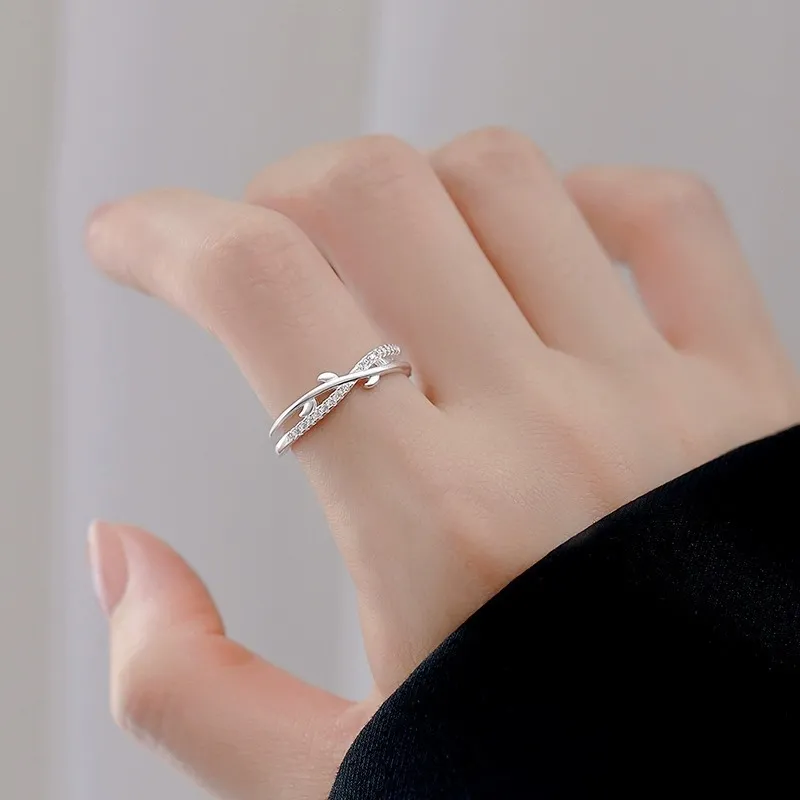 CLARKIA FLOWER S999 Fine Silver Rings Women's-1