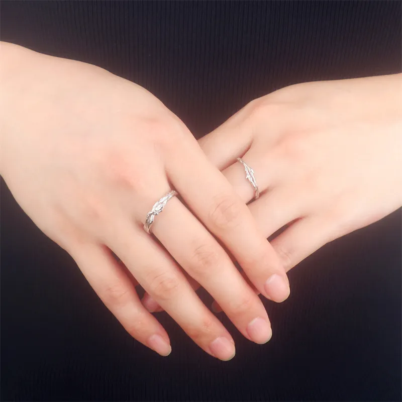CLARKIA FLOWER S999 Fine Silver Rings Unisex-2