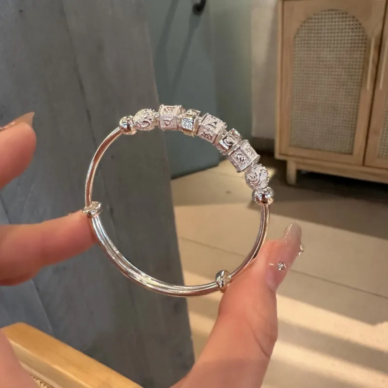 CLARKIA FLOWER Pure Silver Sterling Silver Bracelets Women's-3