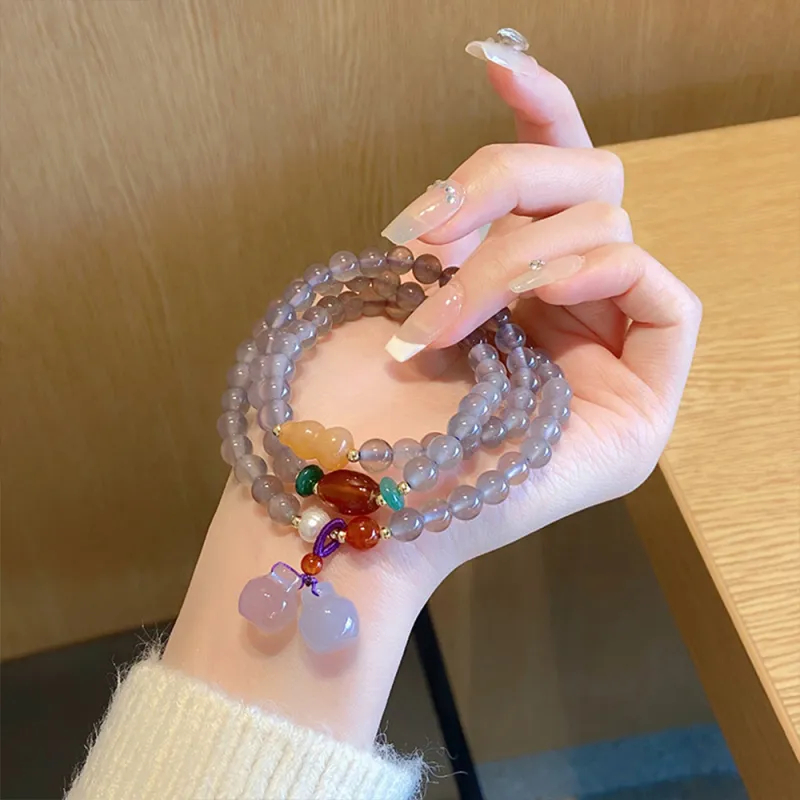 CLARKIA FLOWER Agate Bracelets Women's-4
